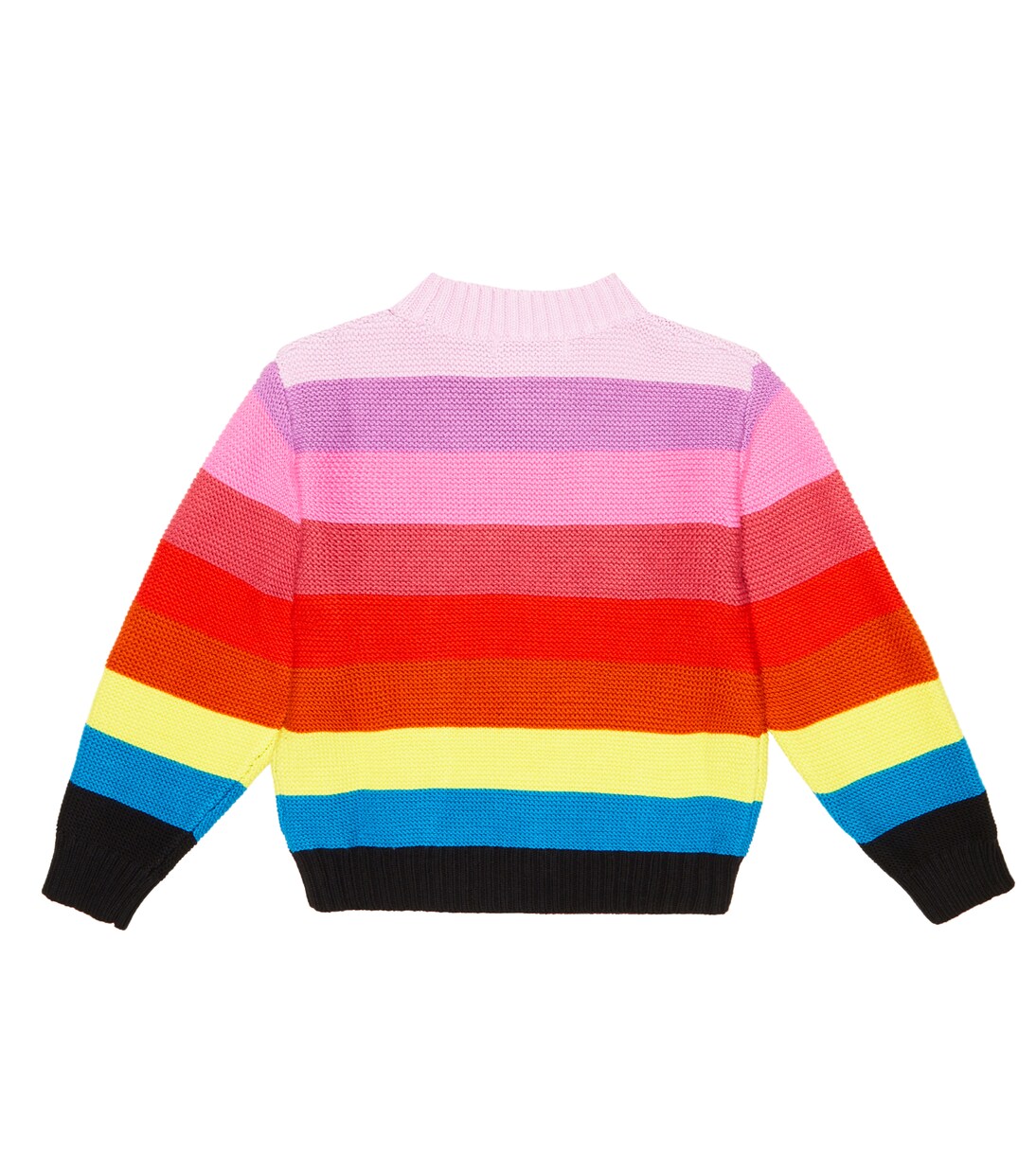 Striped cotton and wool sweater | Stella McCartney Kids