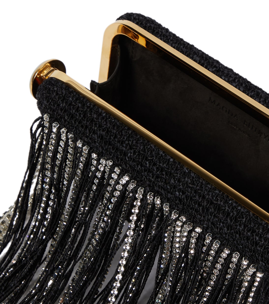 Lelia Mini embellished fringed clutch | Magda Butrym