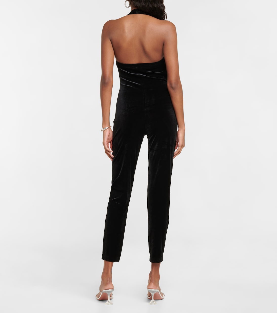 Cayla velvet catsuit | Norma Kamali