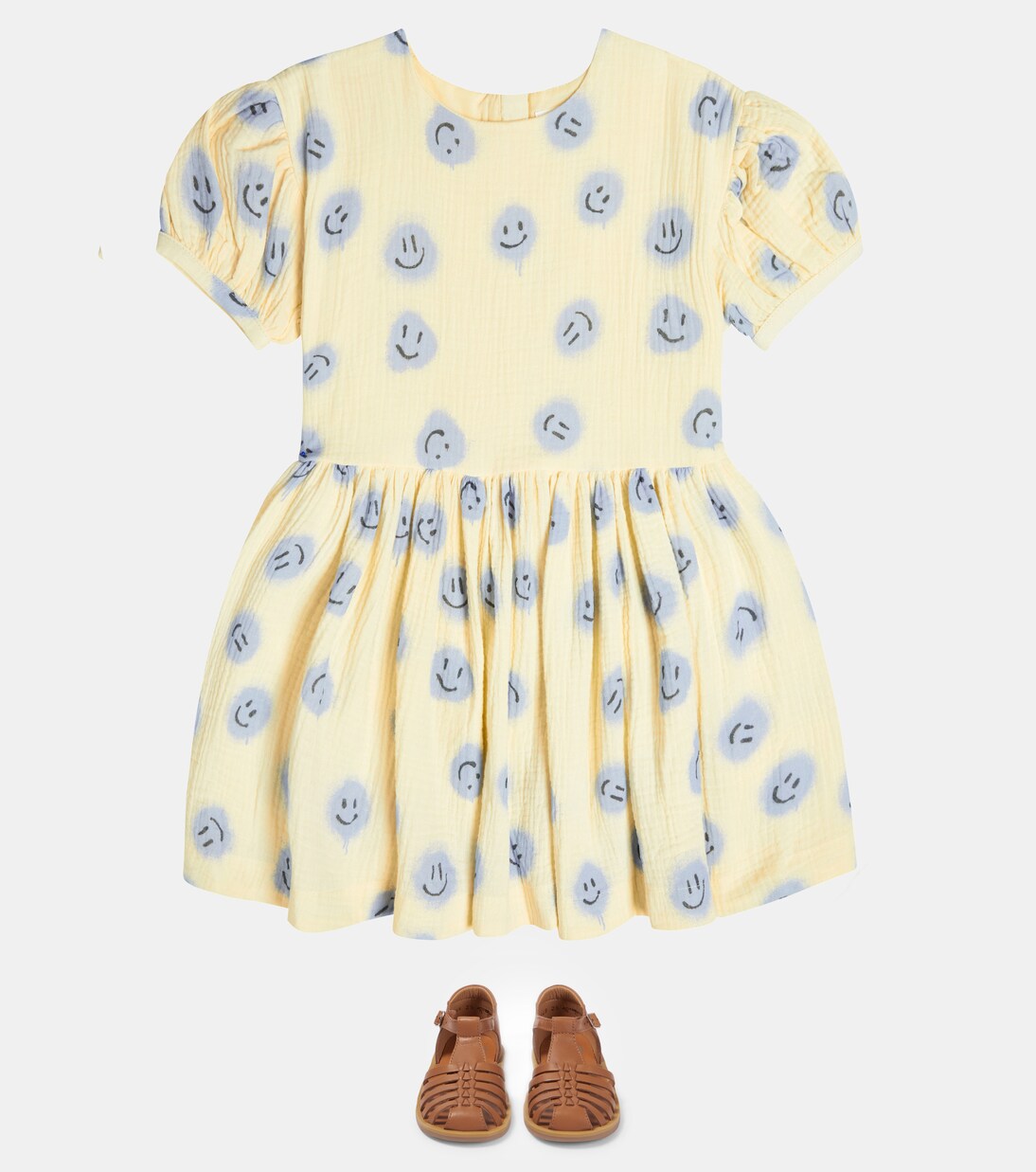 Cascadia printed cotton muslin dress | Molo