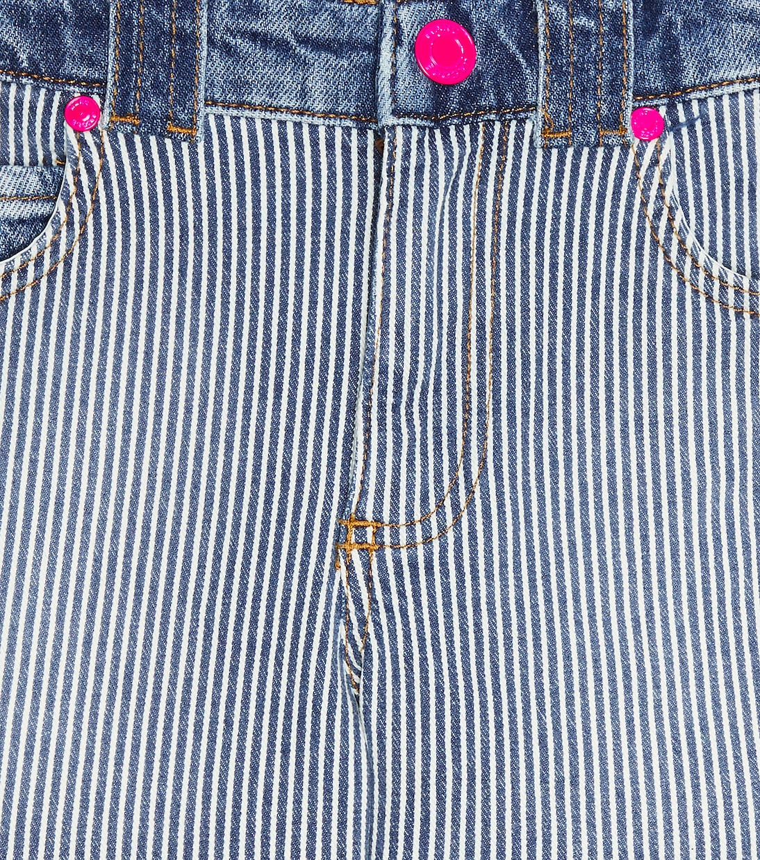 Striped denim shorts | Marc Jacobs Kids