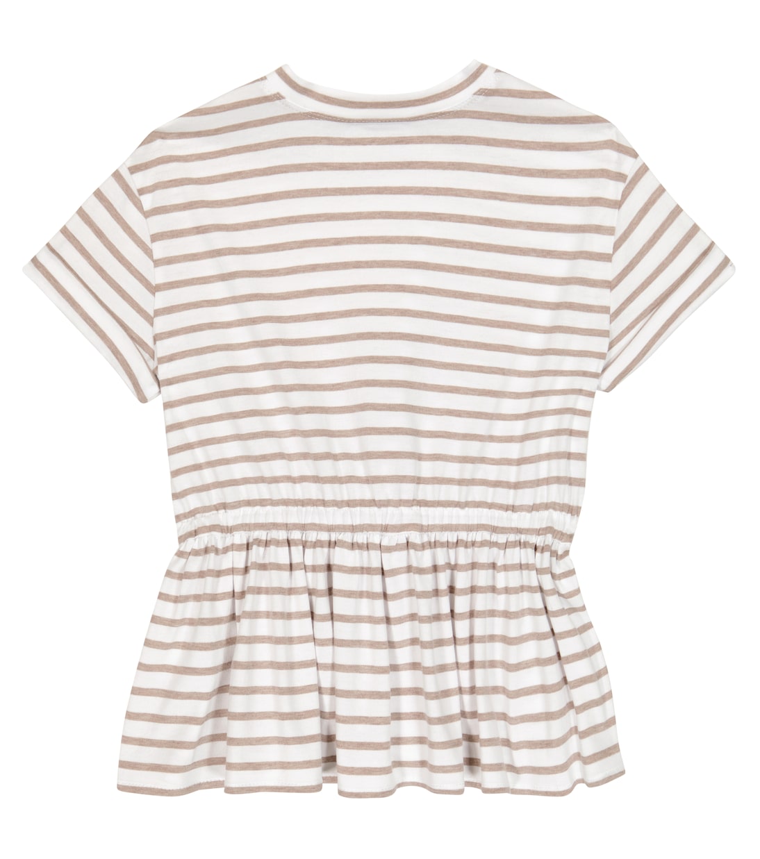 Striped cotton jersey T-shirt | Brunello Cucinelli Kids