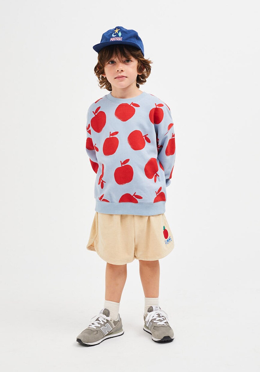 Sweat-shirt Pomme en coton | Jellymallow