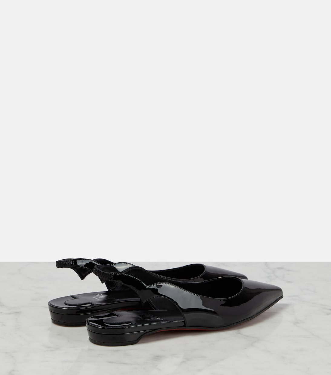 Hot Chickita Sling patent leather ballet flats | Christian Louboutin