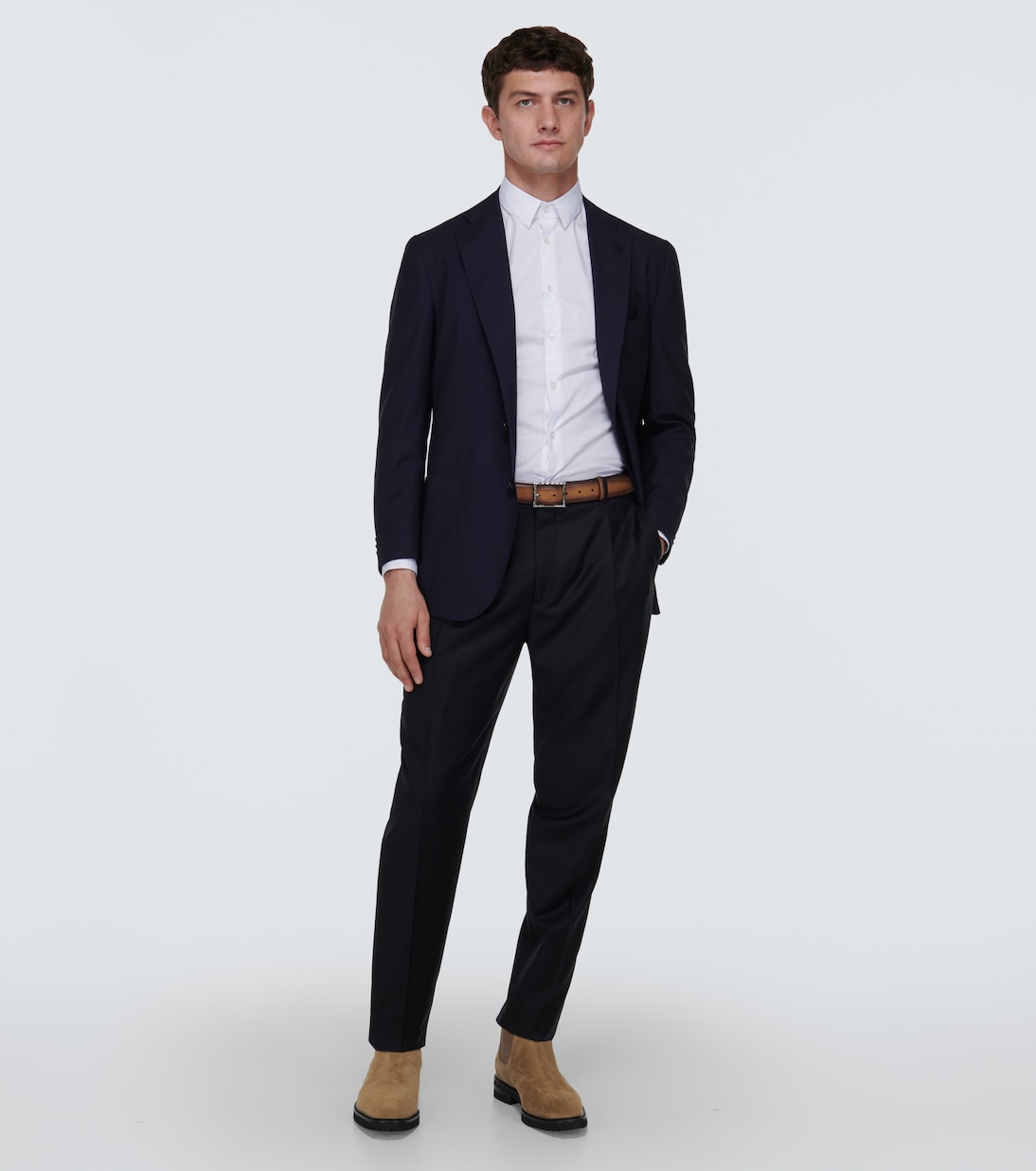 Chelsea Boots Brompton aus Veloursleder | Manolo Blahnik