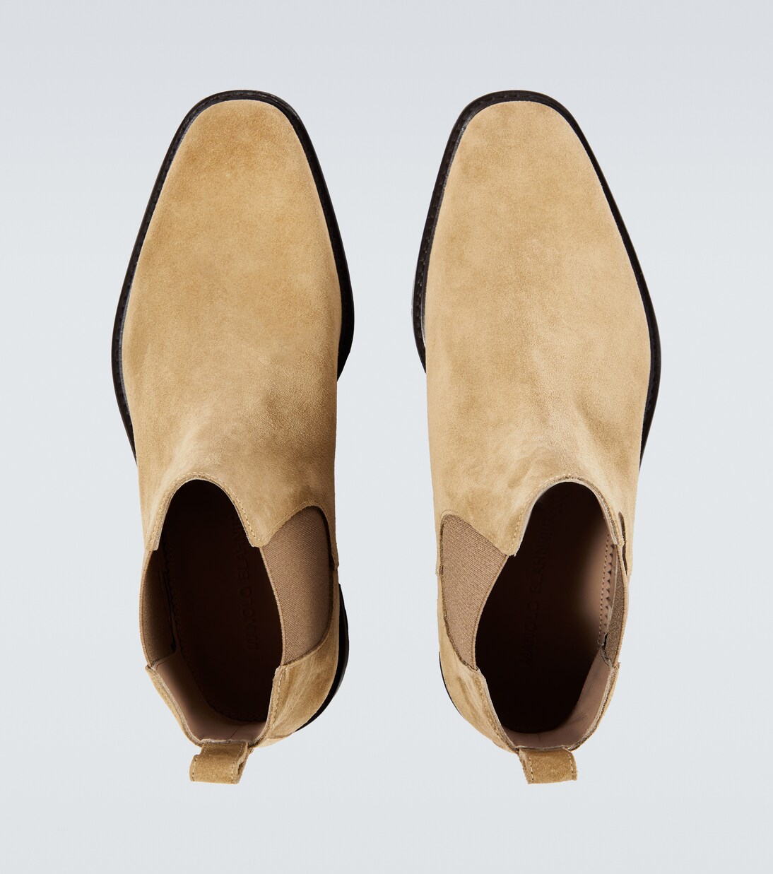 Chelsea Boots Brompton aus Veloursleder | Manolo Blahnik