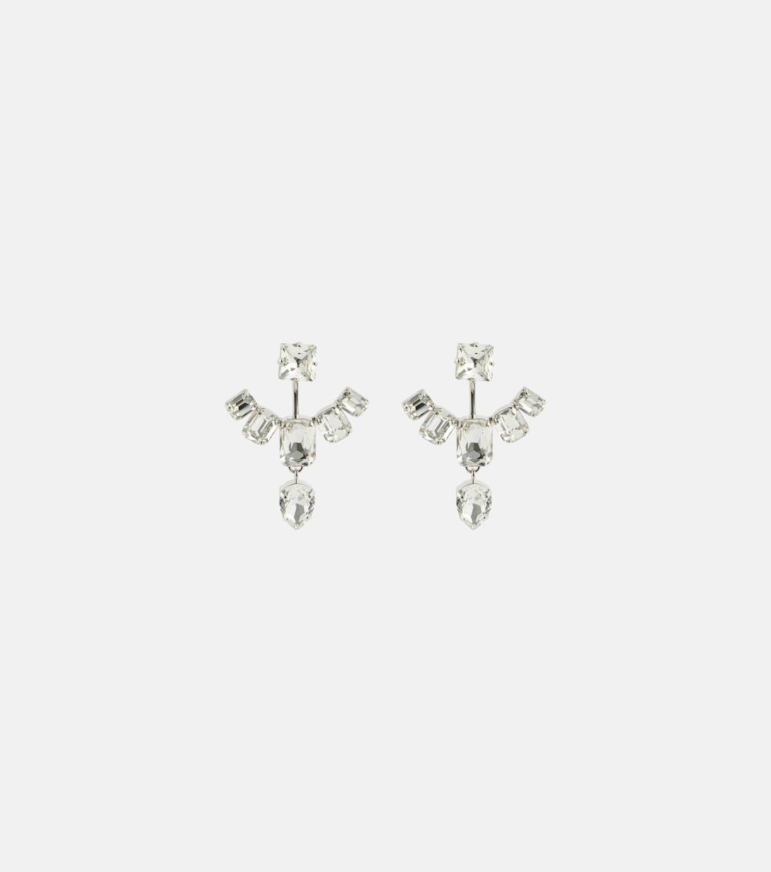Crystal pendant earrings | Balmain