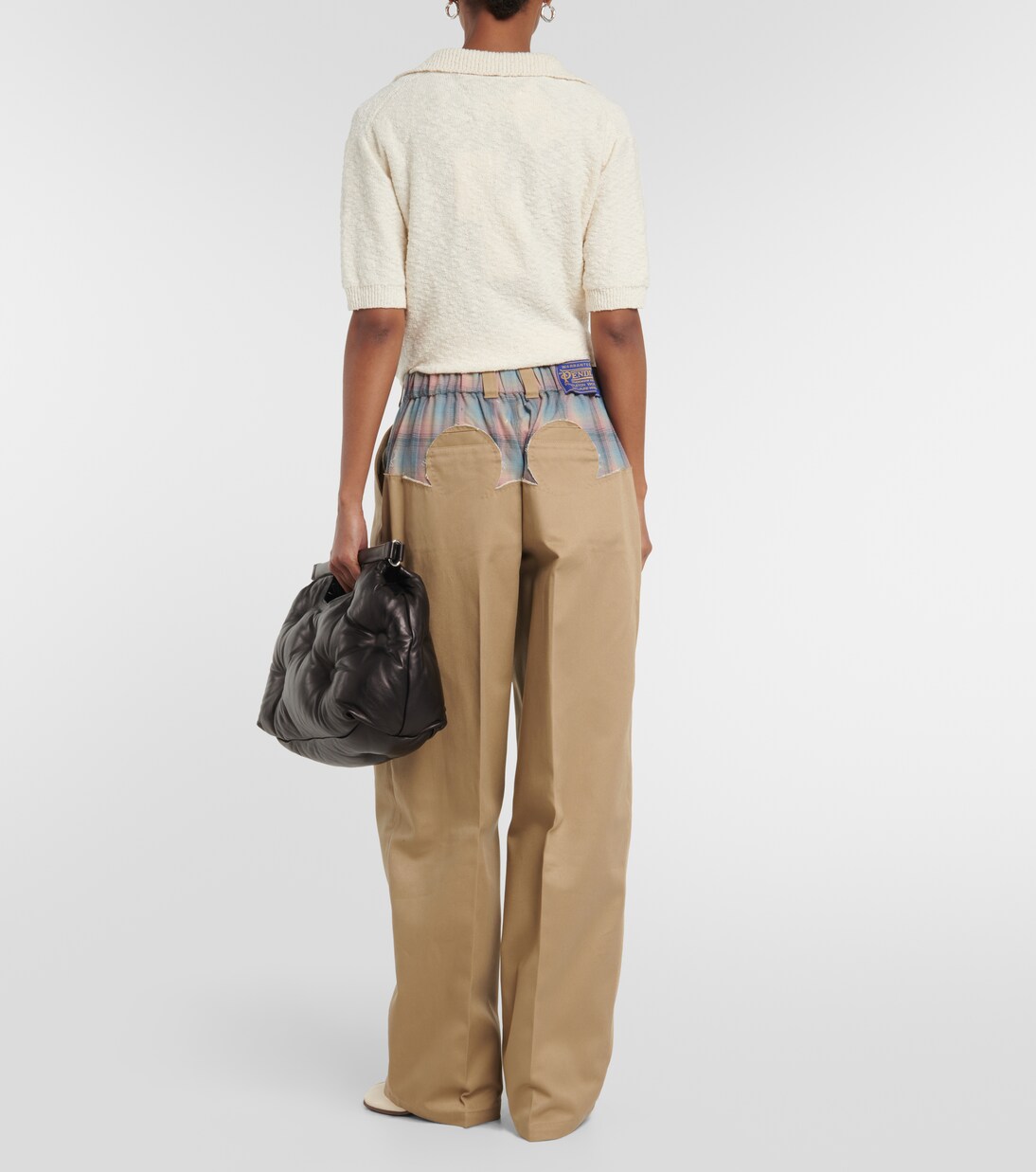 Pantalones anchos de tiro alto | Maison Margiela