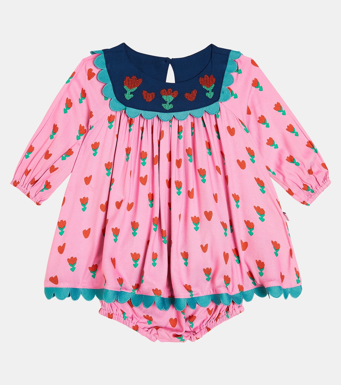 Bébé – Ensemble robe et culotte bloomer à fleurs | Stella McCartney Kids