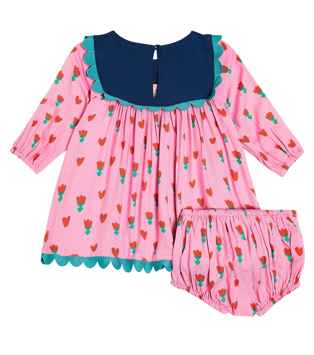 Bébé – Ensemble robe et culotte bloomer à fleurs | Stella McCartney Kids