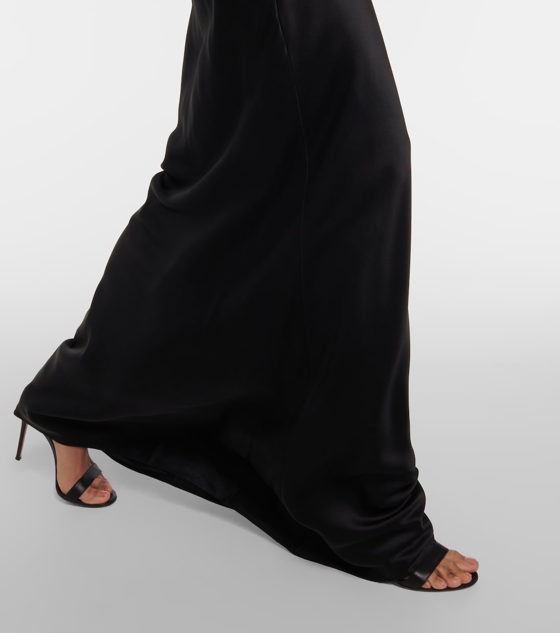 Maxirock aus Seidensatin | The Sei