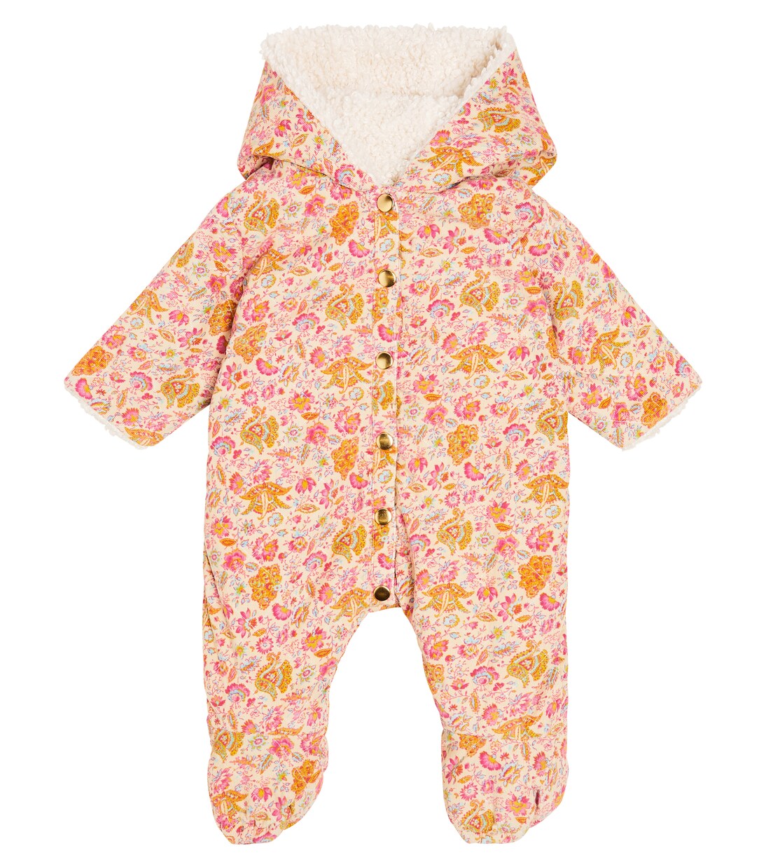 Baby Kirina floral cotton corduroy onesie | Louise Misha