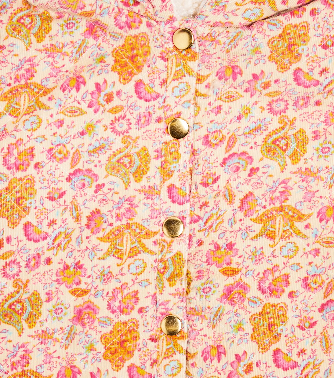 Baby Kirina floral cotton corduroy onesie | Louise Misha