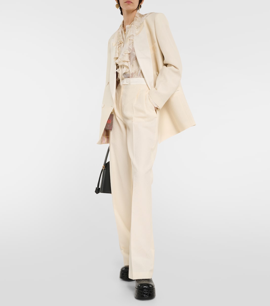 Gerade Hose aus Baumwolle und Wolle | Etro