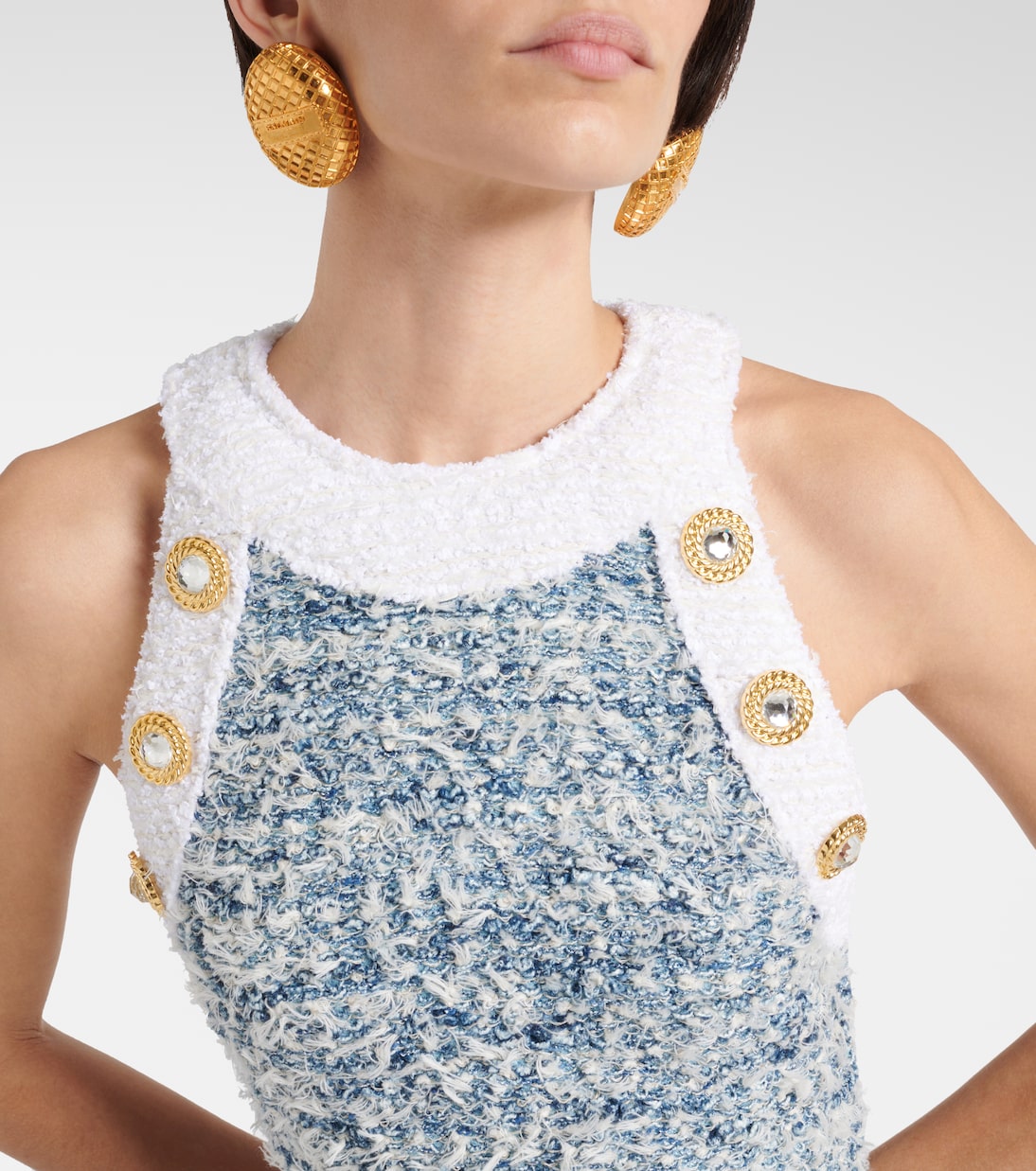 Fringed tweed minidress | Balmain