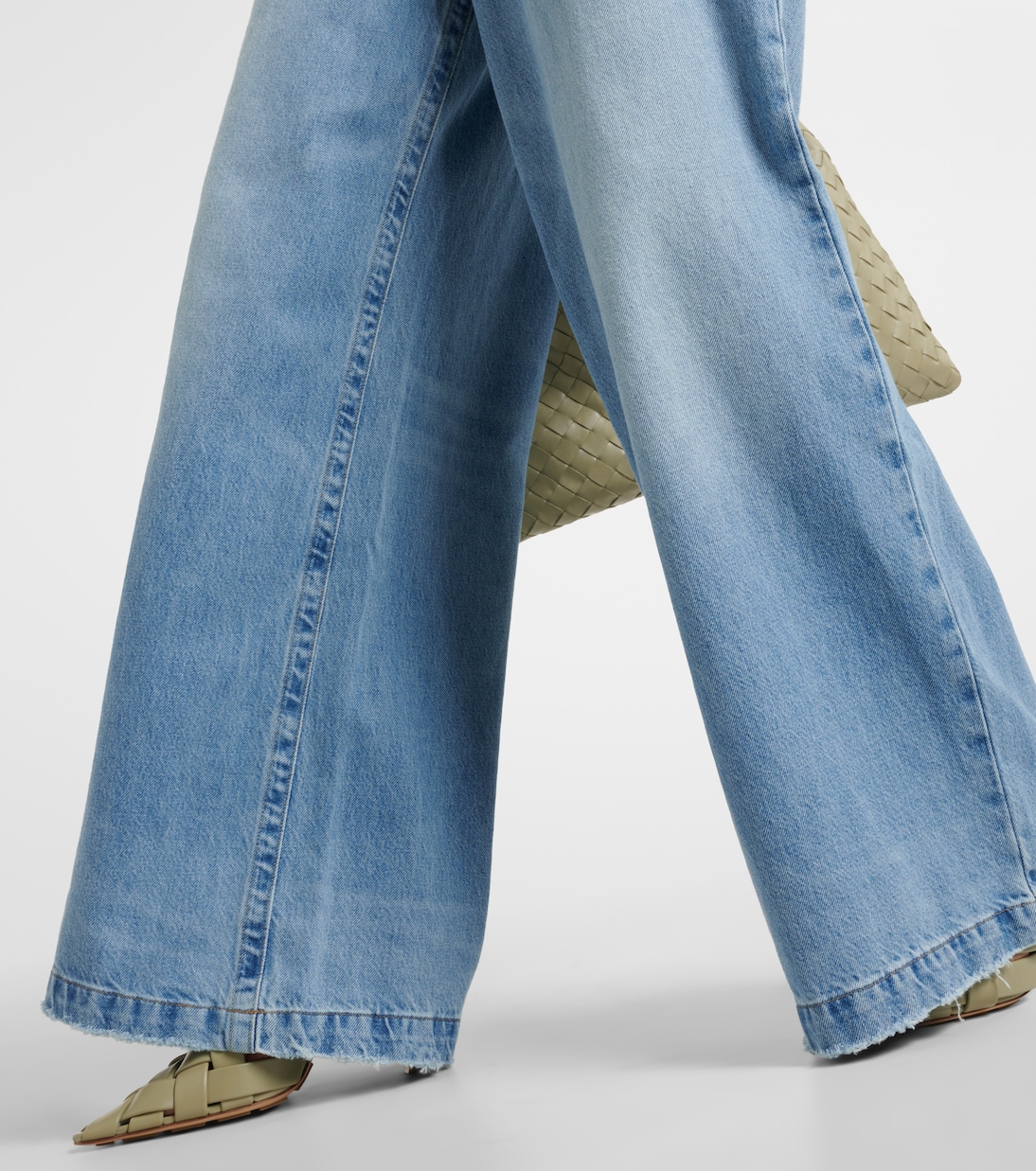High-Rise Wide-Leg Jeans The Skater | Frame