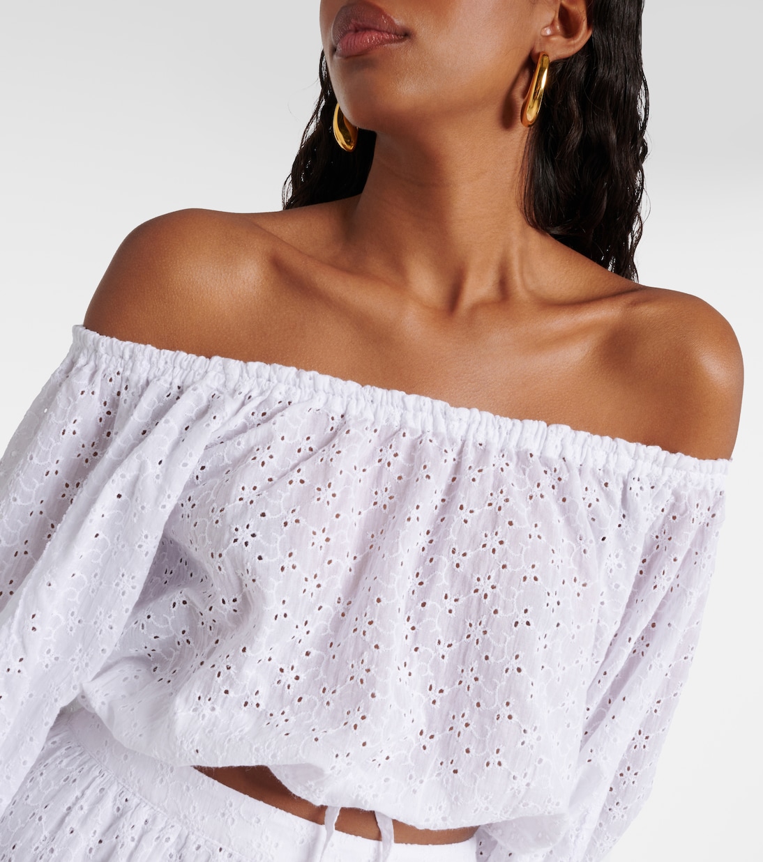 Cropped-Top Bova aus Baumwolle | Poupette St Barth