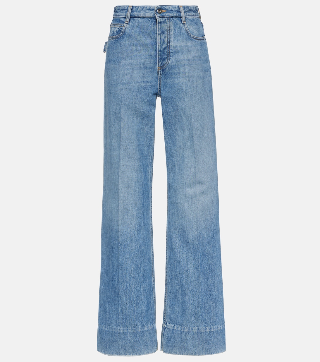 Mid-rise wide-leg jeans | Bottega Veneta