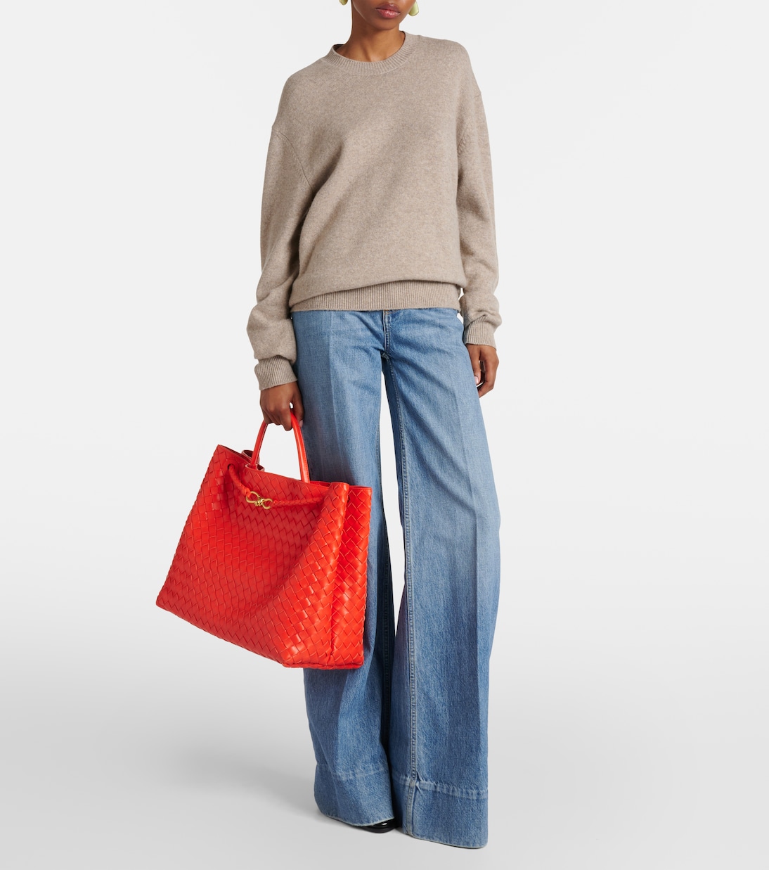 Mid-rise wide-leg jeans | Bottega Veneta