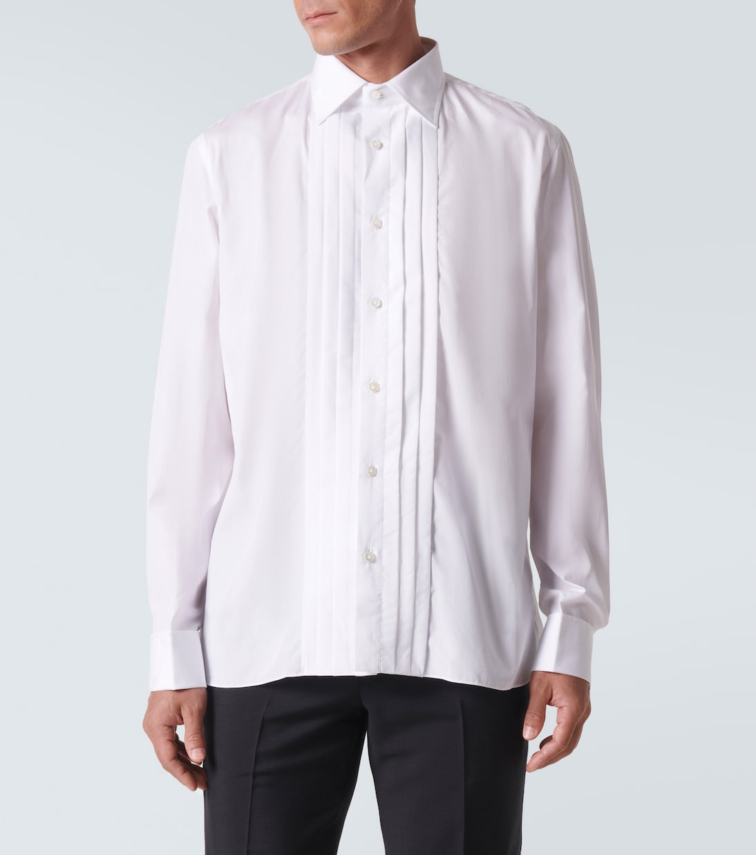 Chemise de costume en coton | Rubinacci