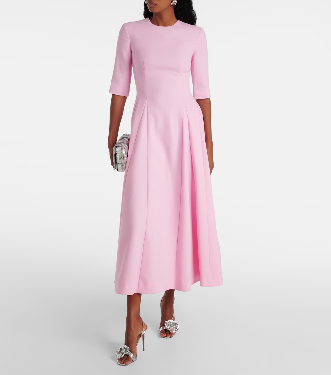 Abito midi Georgie in lana | Emilia Wickstead