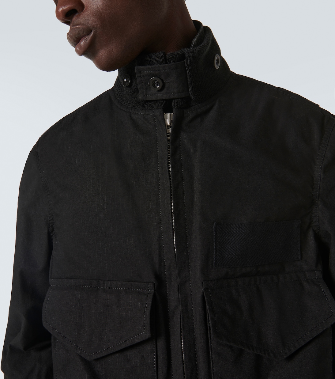 Cotton-blend ripstop jacket | Sacai