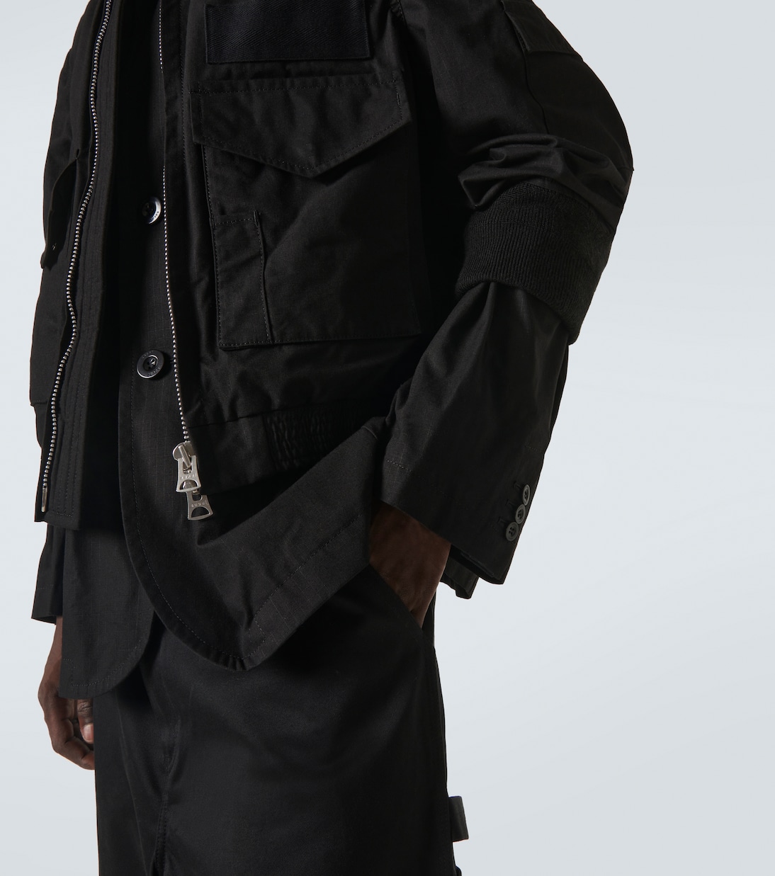Cotton-blend ripstop jacket | Sacai