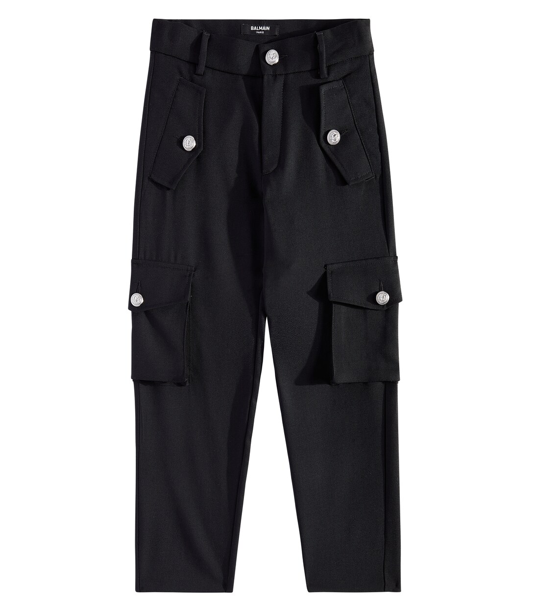 Wool cargo pants | Balmain Kids
