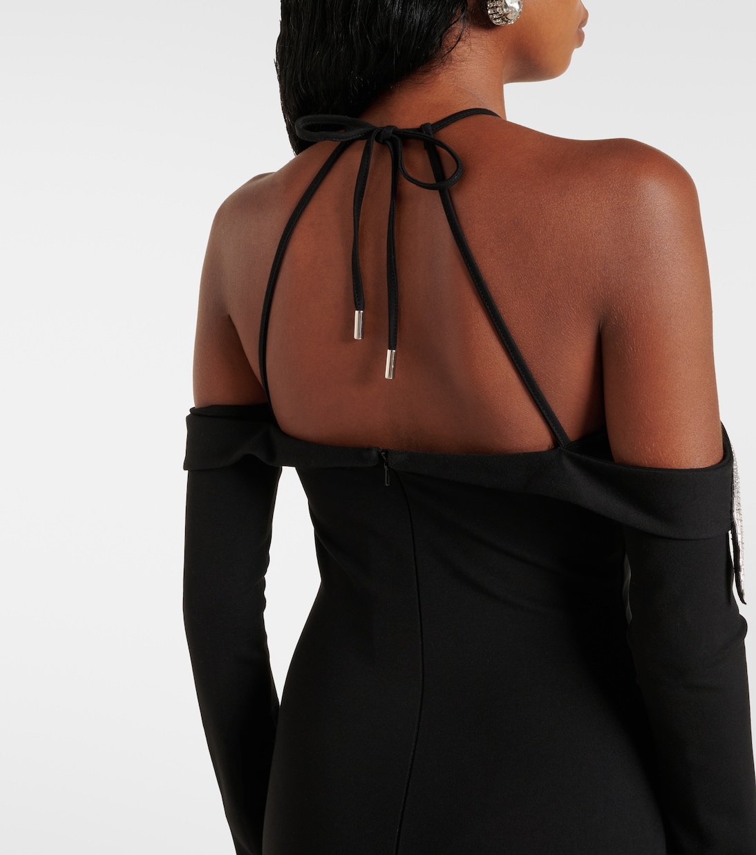 Robe longue à cristaux | David Koma