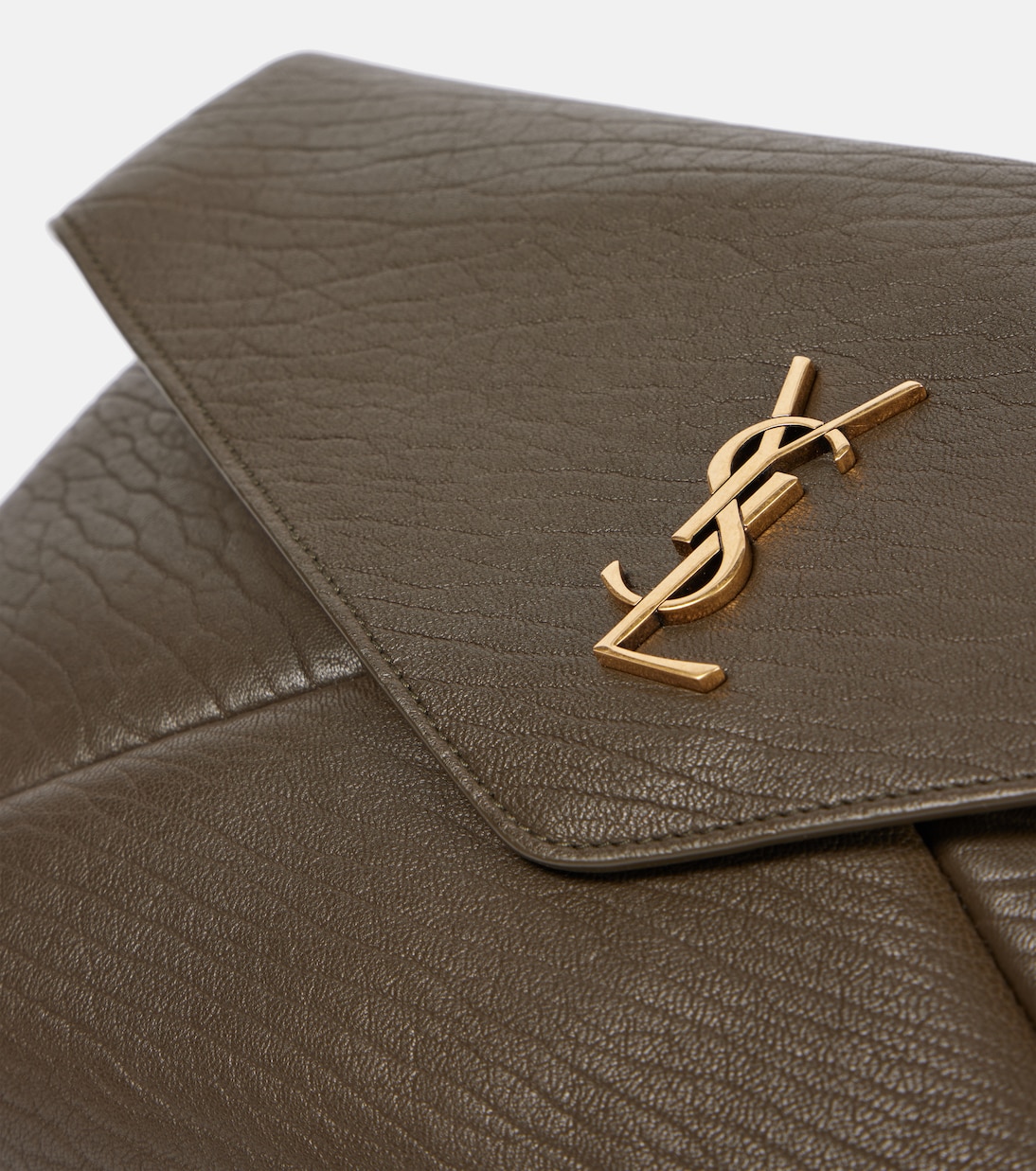 Cassandre Large leather clutch | Saint Laurent