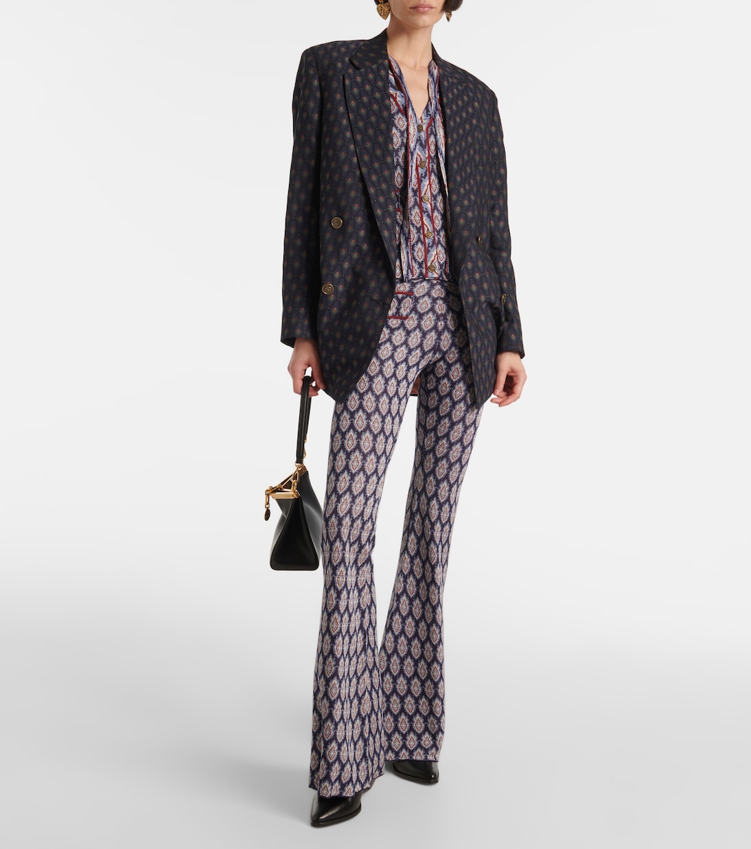 Scarf-detail cardigan | Etro