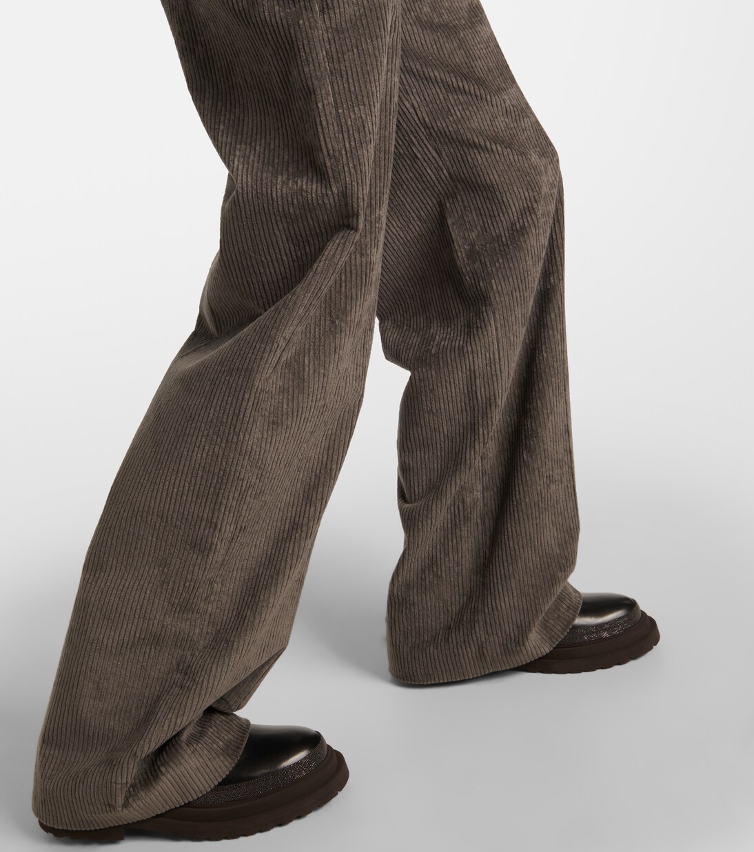 High-Rise-Hose aus Baumwolle | Brunello Cucinelli