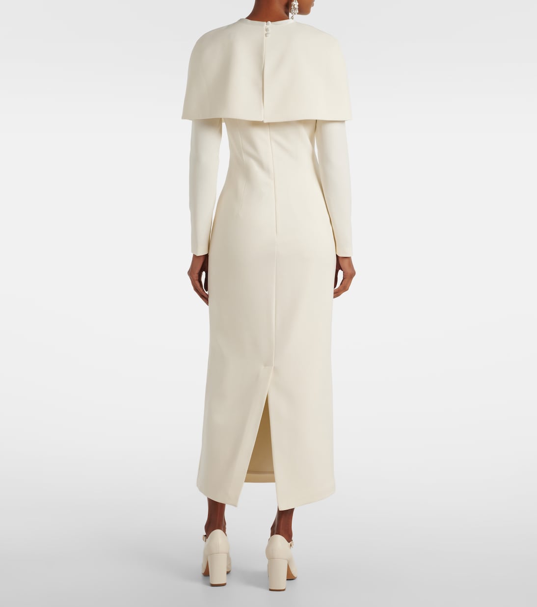 Bridal Midikleid Gullu aus Crêpe | Safiyaa