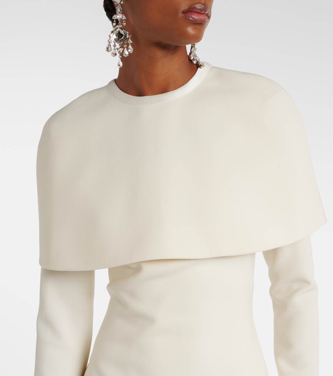 Bridal Midikleid Gullu aus Crêpe | Safiyaa