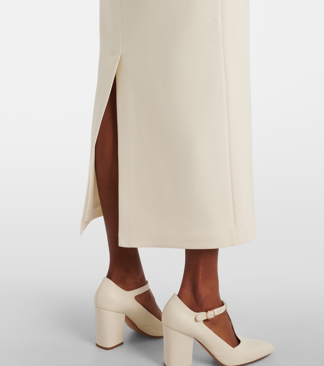 Bridal Midikleid Gullu aus Crêpe | Safiyaa