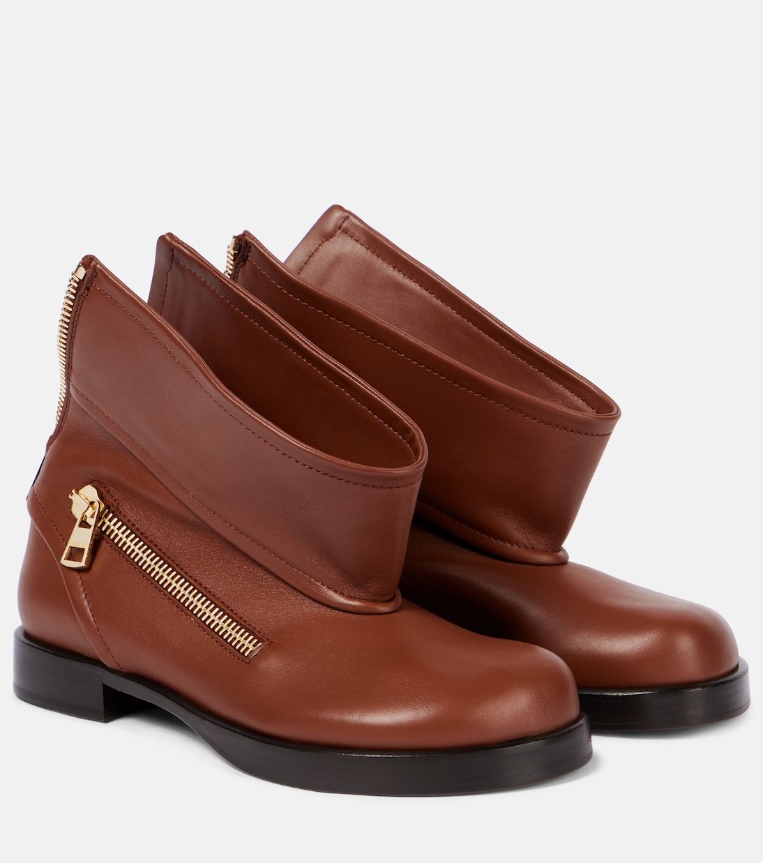 Leather biker boots | JW Anderson