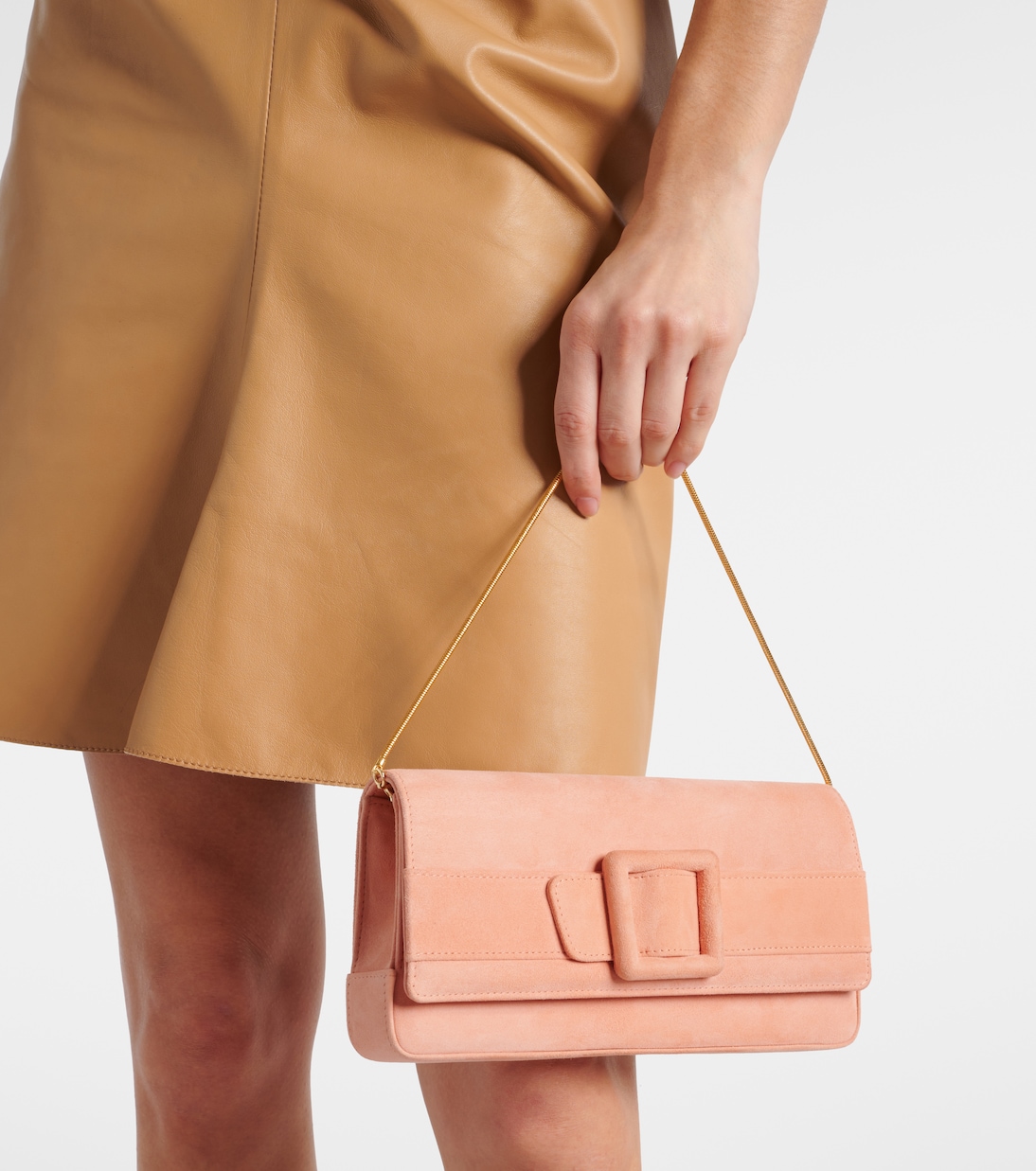Clutch Maygot in suede | Manolo Blahnik