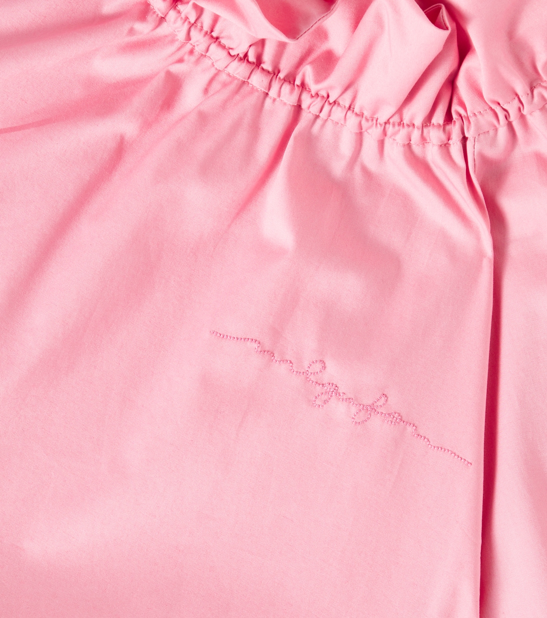 Ruffled cotton-blend dress | Il Gufo