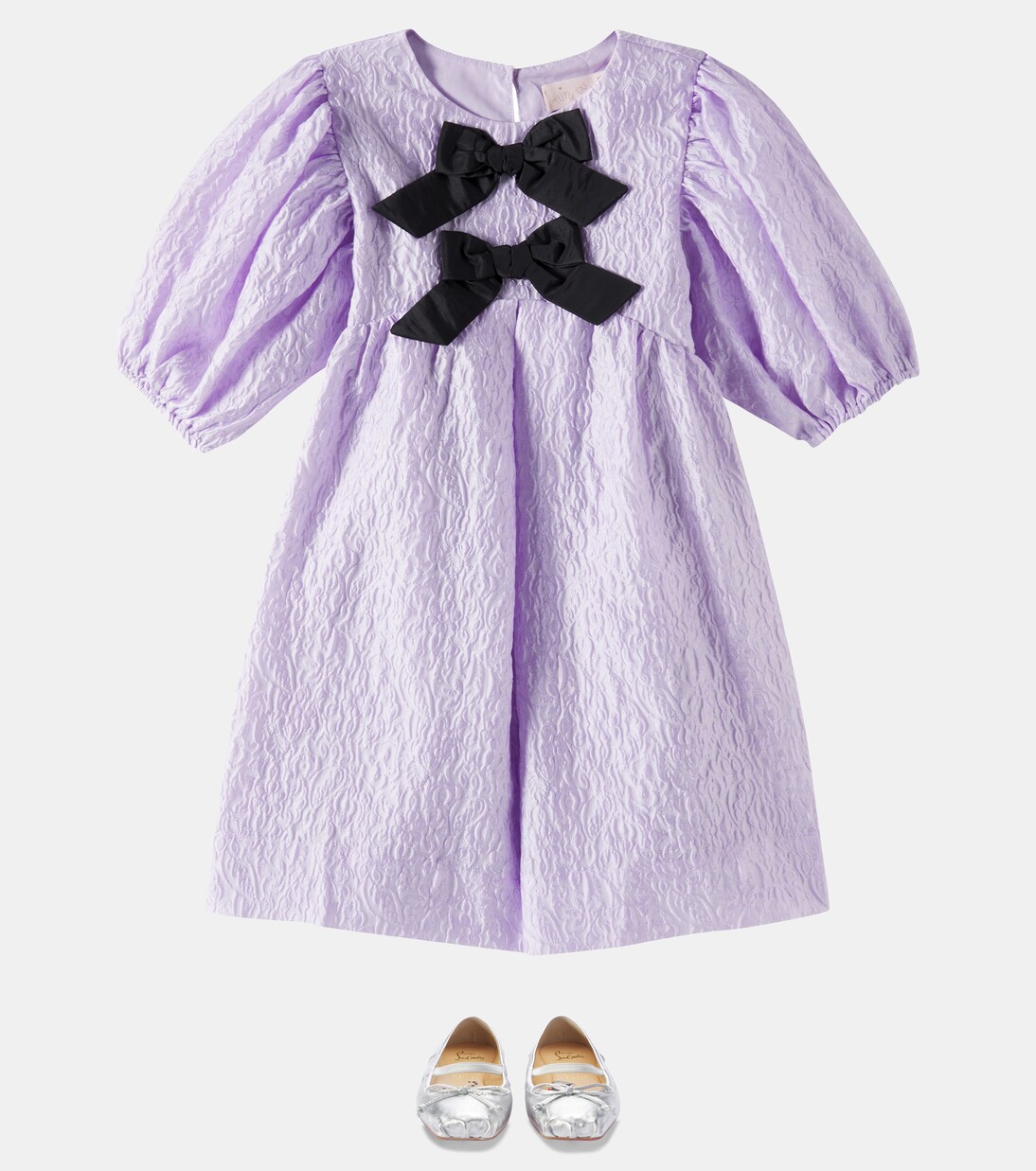 Melodie bow-detail brocade dress | Tutu Du Monde