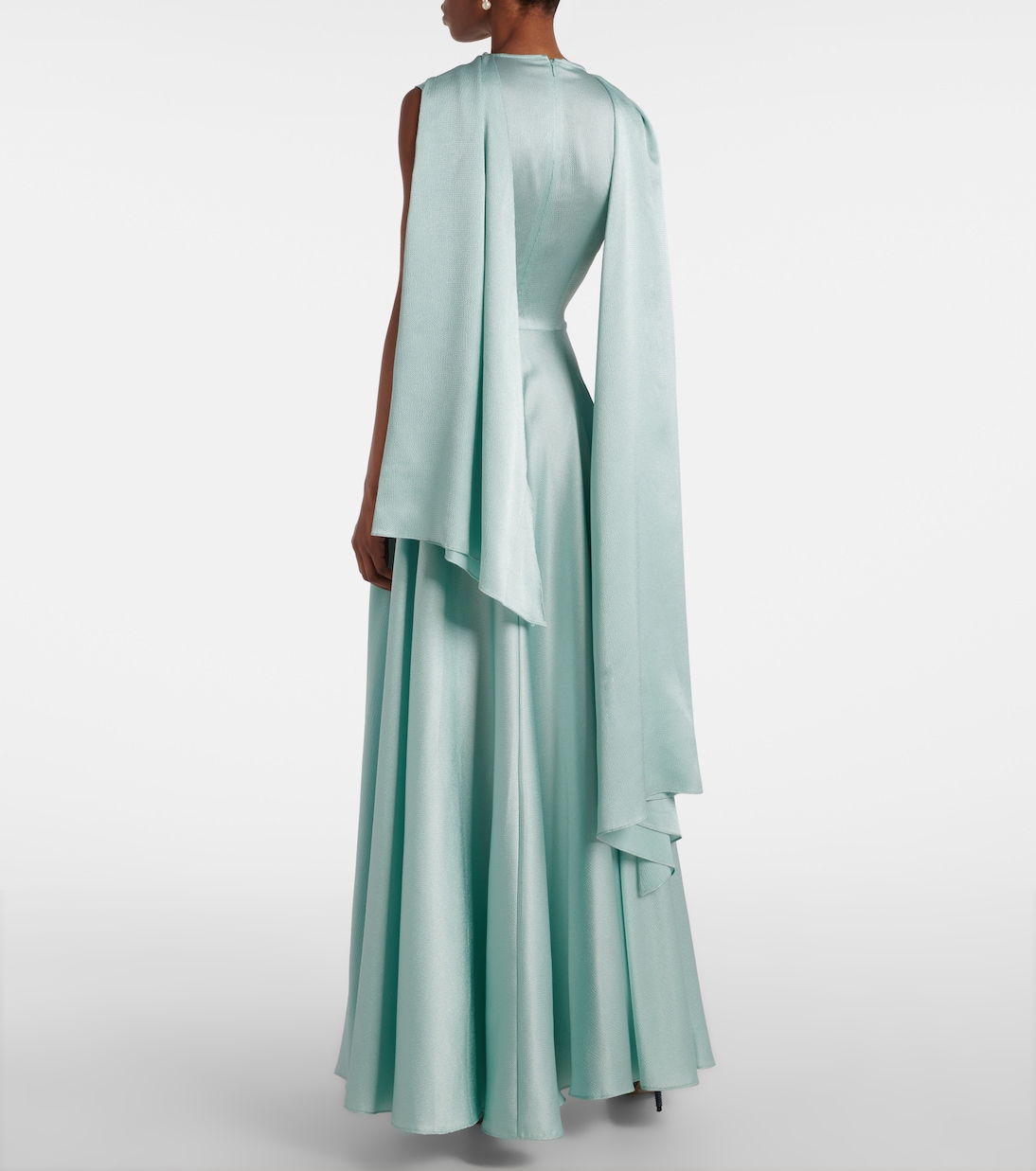 Robe longue Emelia en satin | Solace London