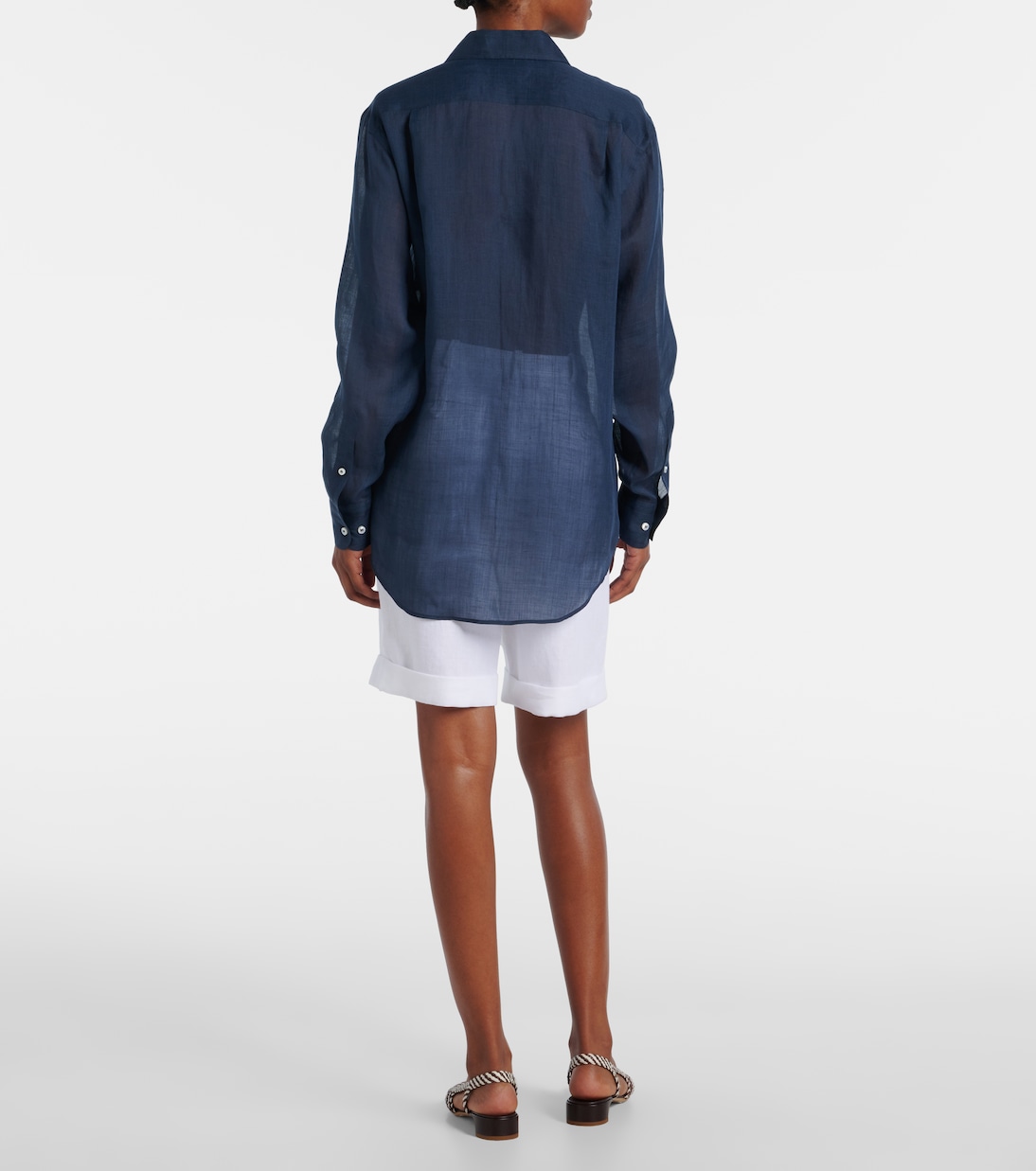 Camisa de ramio translúcida | Loro Piana