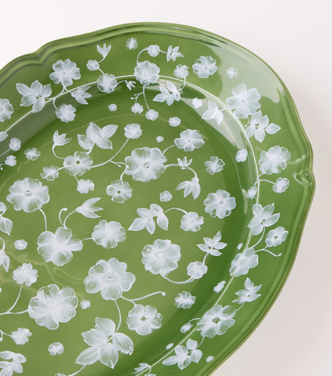 x Ginori 1735 floral porcelain platter | Cabana