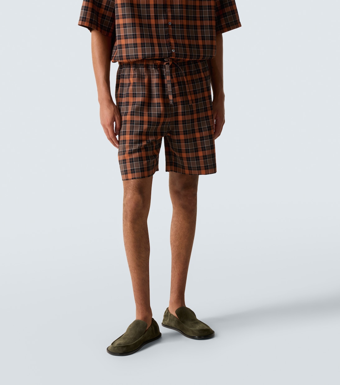 Checked Bermuda shorts | Loewe