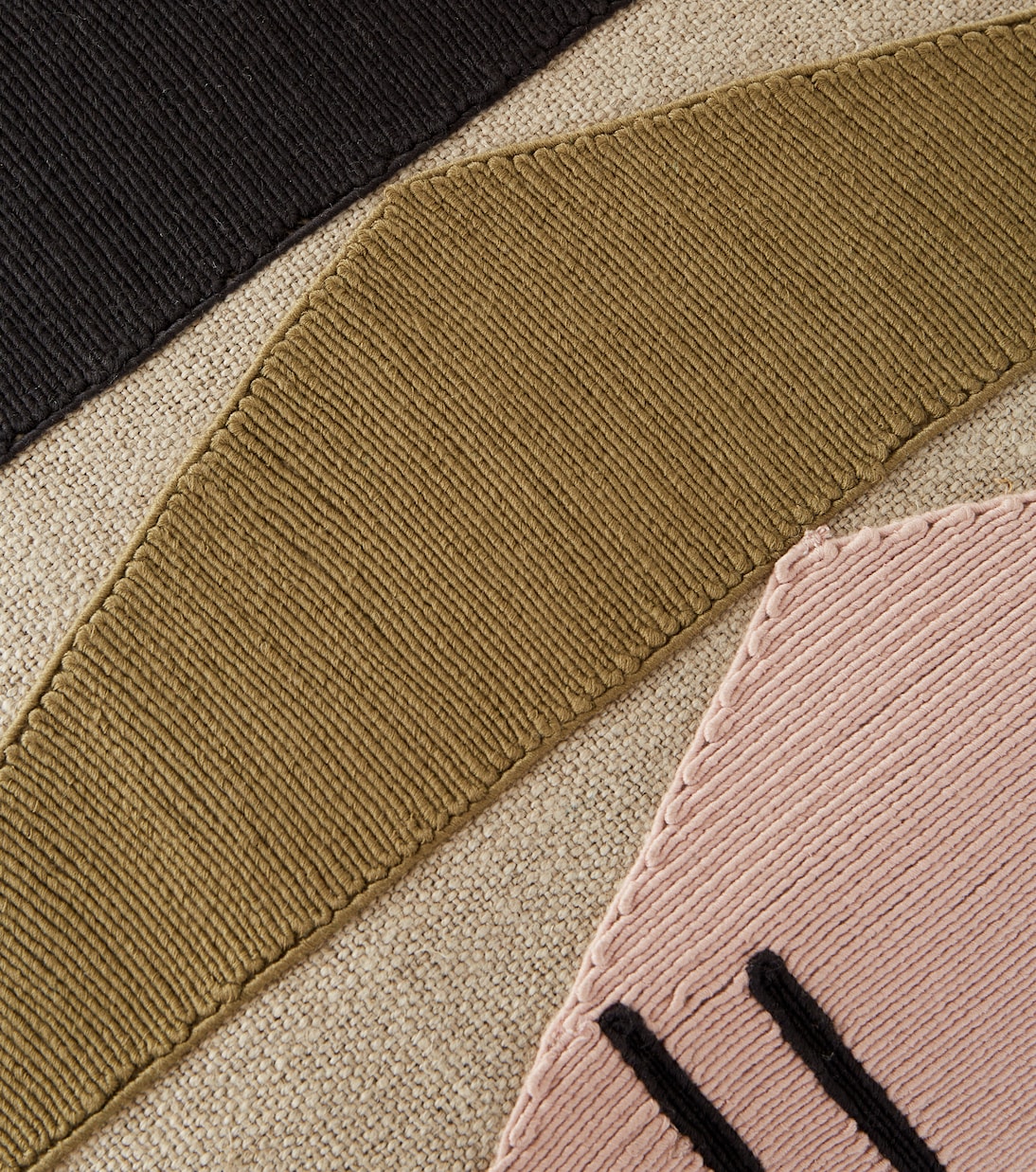 Monterey Triangles linen cushion | Jonathan Adler