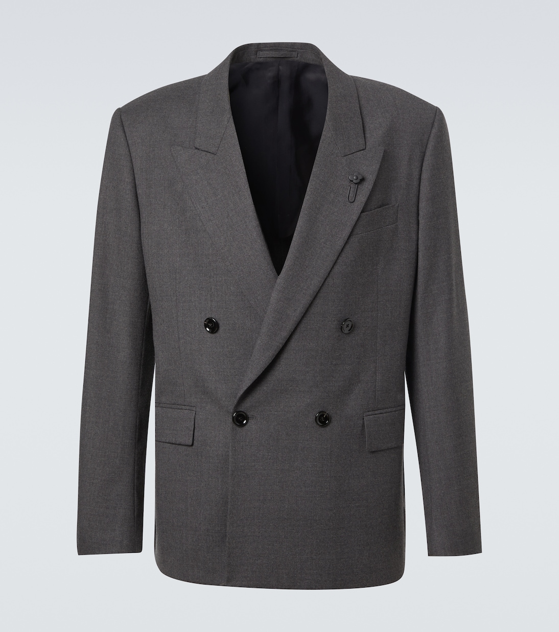 Double-breasted wool blazer | Lardini