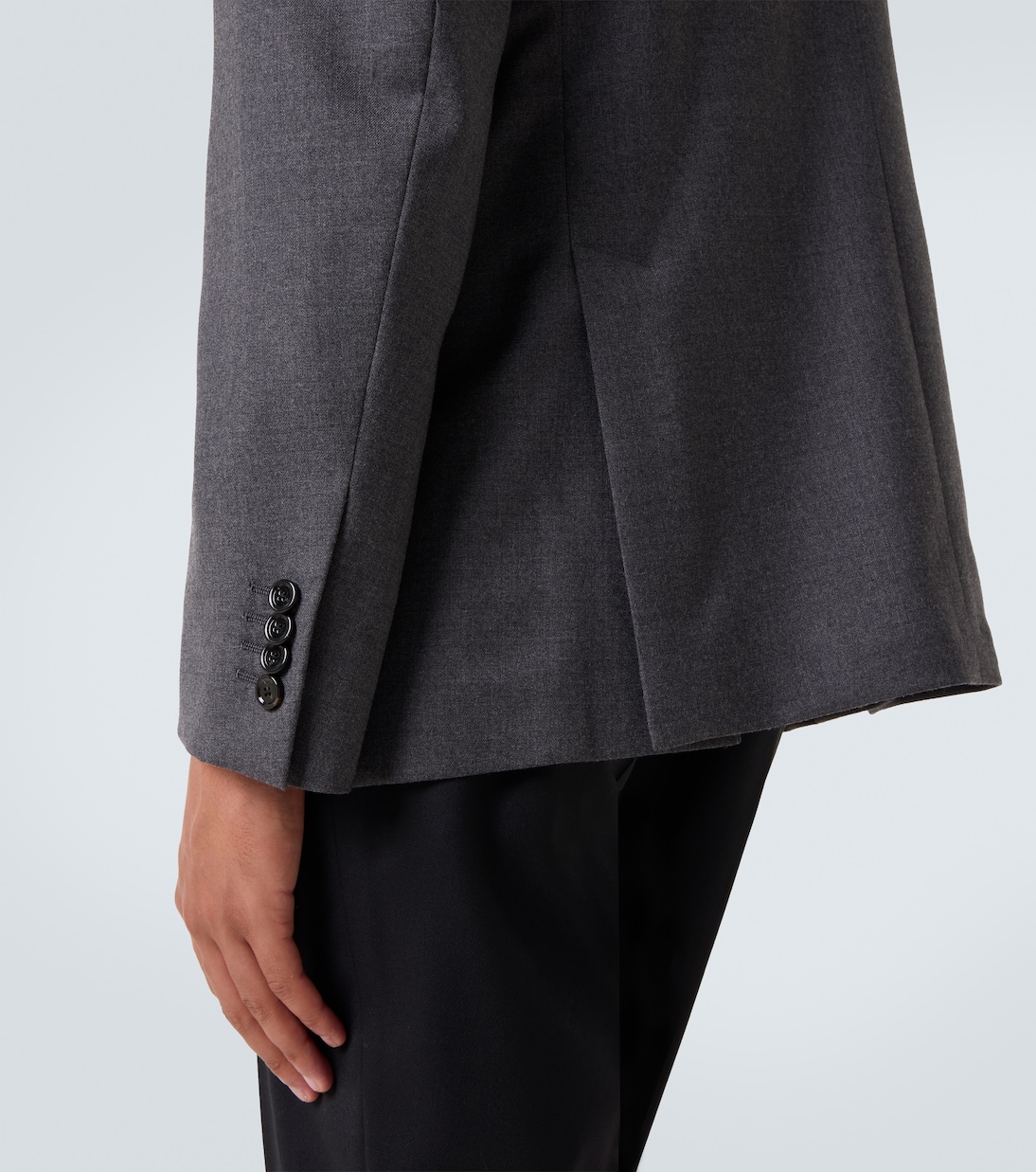 Double-breasted wool blazer | Lardini