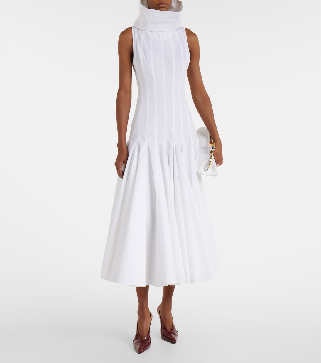 Midikleid Triana aus Baumwollpopeline | Jacquemus