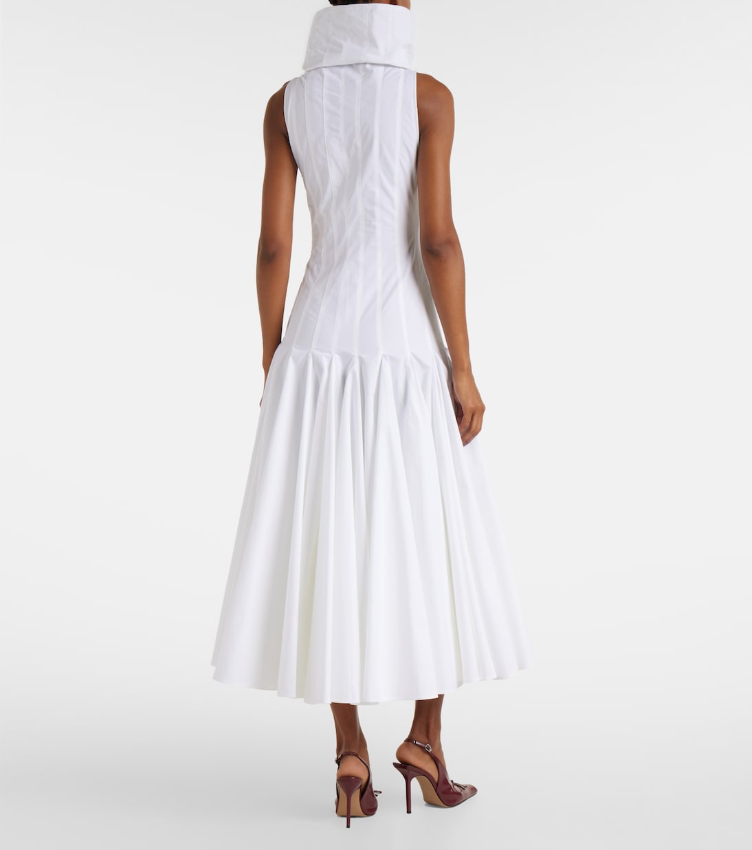 Midikleid Triana aus Baumwollpopeline | Jacquemus