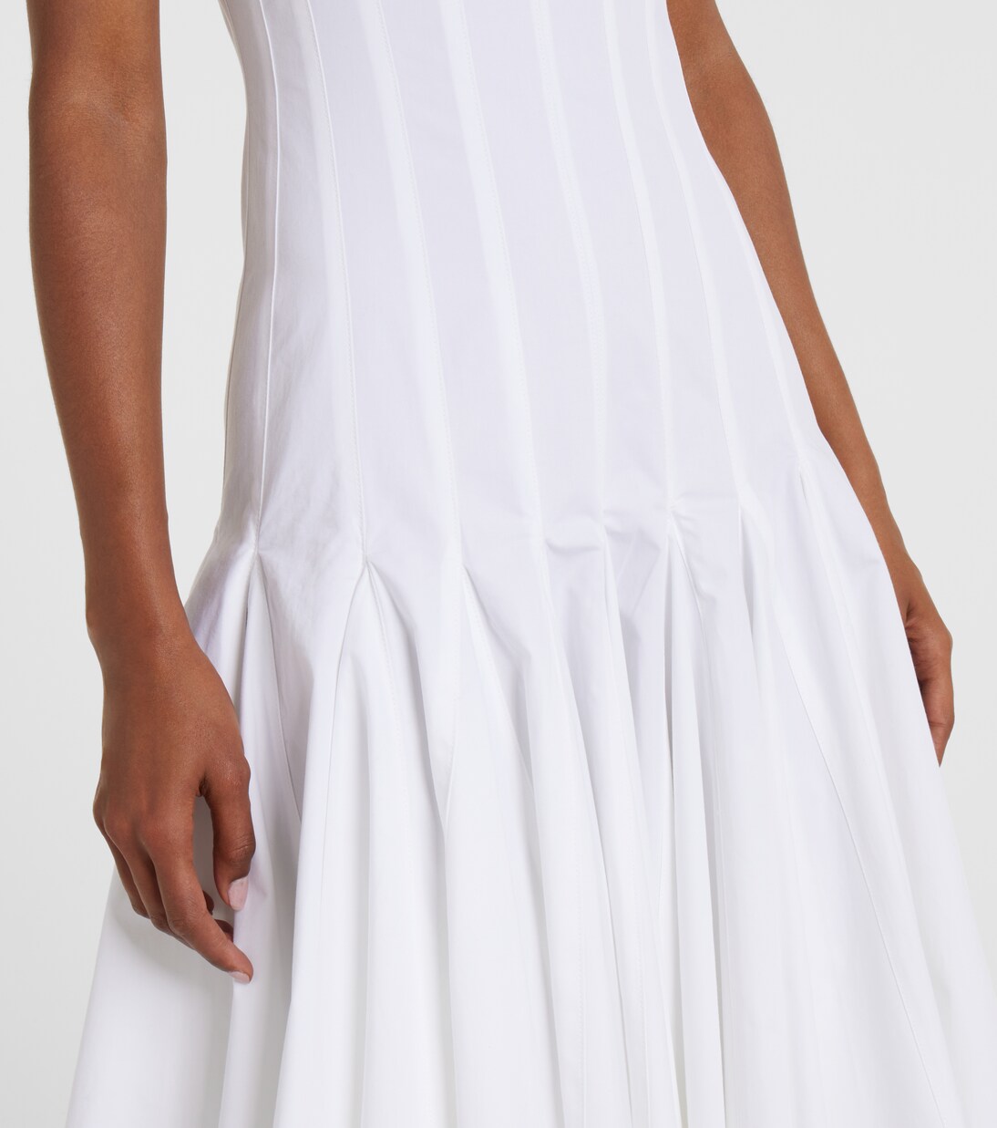 Midikleid Triana aus Baumwollpopeline | Jacquemus