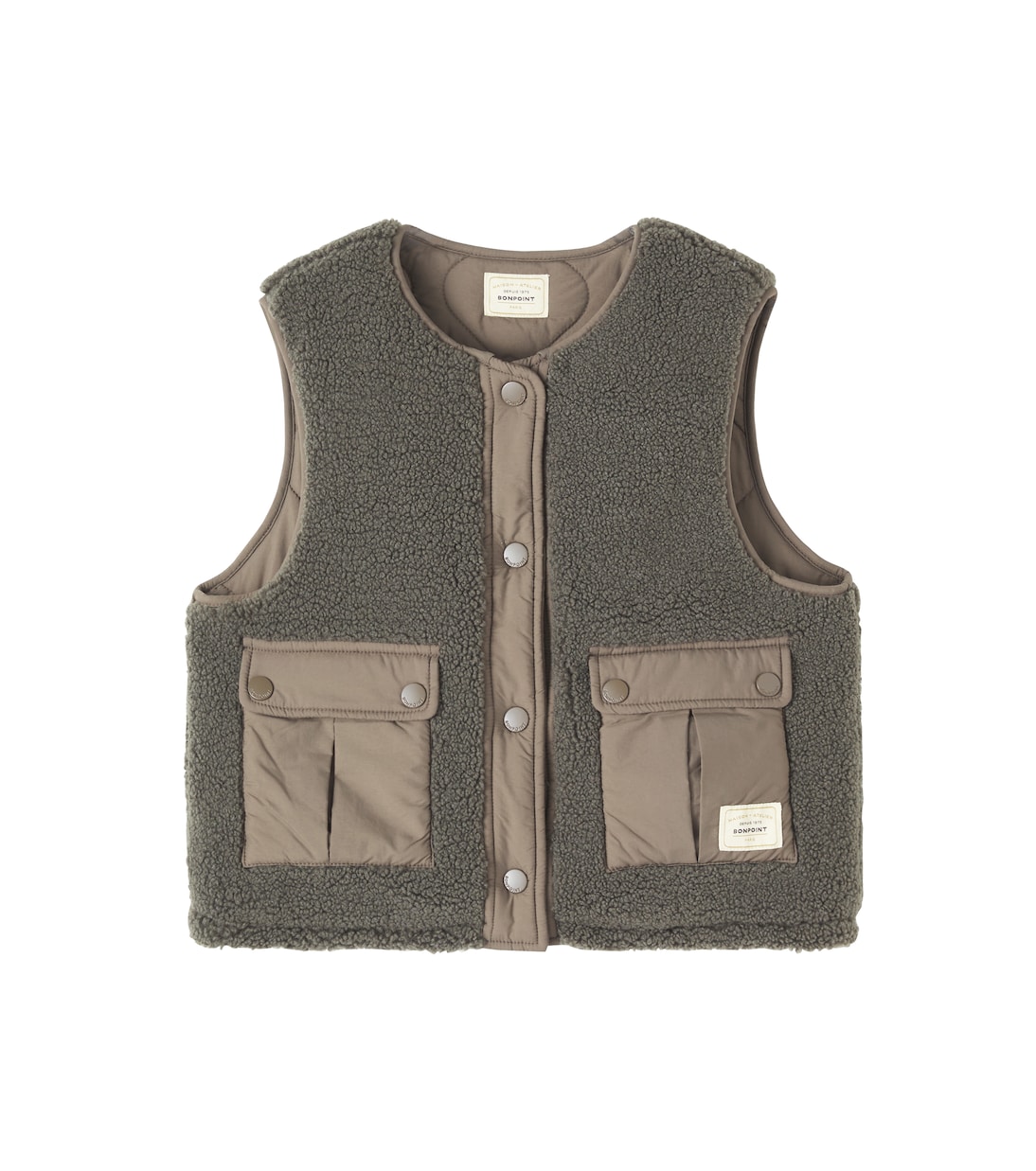 Junior reversible teddy fleece vest | Bonpoint